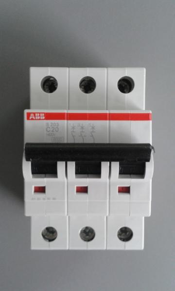 ABB Leitungsschutzschalter S203-C20 3-polig
